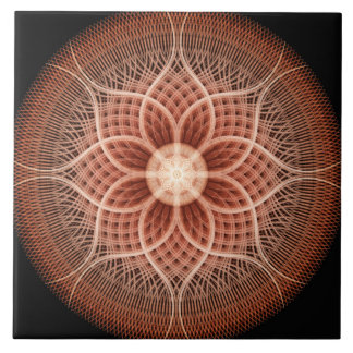 Azulejo De Cerâmica Mandala de Lotus do Trance