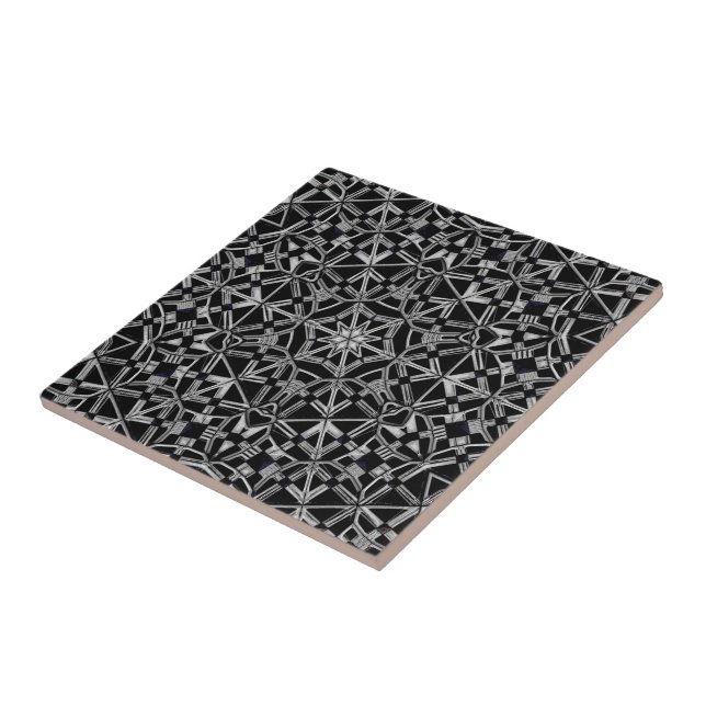Azulejo De Cerâmica Mandala Industrial (Lateral)