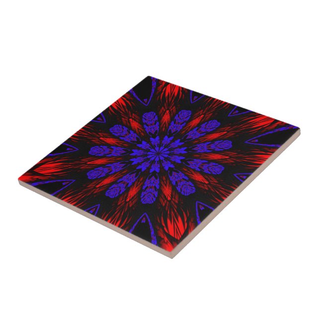 Azulejo De Cerâmica Mandala Sudoeste Hippie Boho Chic Bohemian (Lateral)