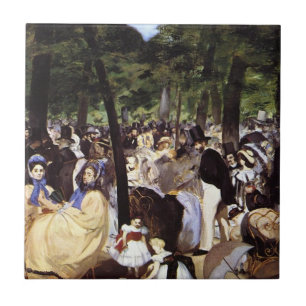 Azulejo De Cerâmica Manet: Música no Jardim das Tuilarias