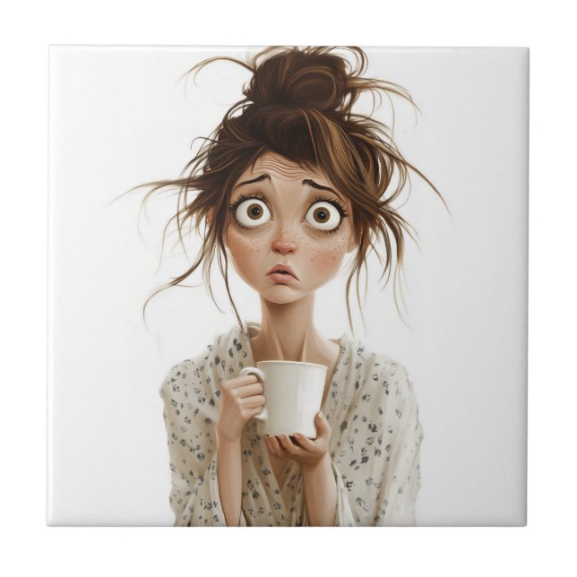 Azulejo De Cerâmica Manhã Mayhem (Frente)