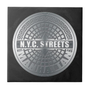 Azulejo De Cerâmica Manhole Cobrir Manhattan
