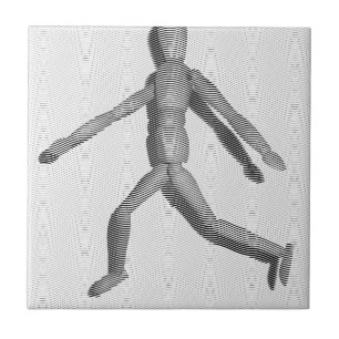Azulejo De Cerâmica Mannequin de Madeira