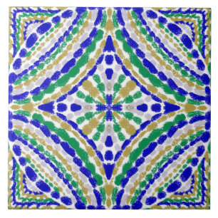 Azulejo De Cerâmica Mão de Mosaicos Multicolorida do Mediterrâneo Pint