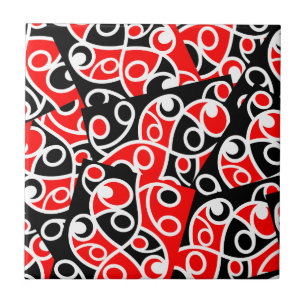 Azulejo De Cerâmica Maori Kowhaiwhai - Nova Zelândia