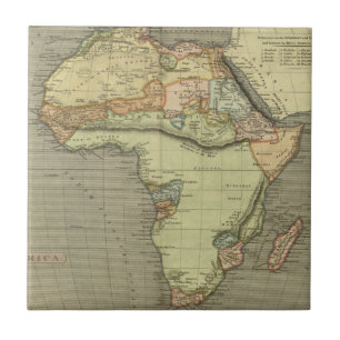 Azulejo De Cerâmica Mapa antigo antigo inspirado