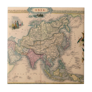 Azulejo De Cerâmica Mapa antigo antigo inspirado (11)