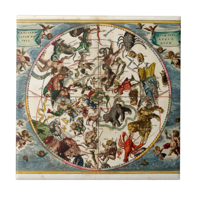 Azulejo De Cerâmica mapa celestial.jpg (Frente)