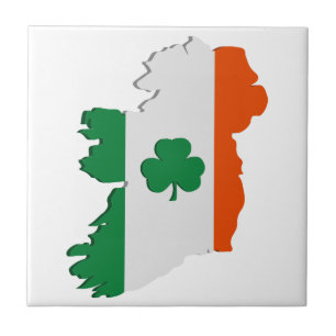 Azulejo De Cerâmica Mapa de Ireland