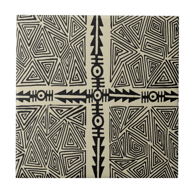 Azulejo De Cerâmica Mapa do Shaman VooDoo (Frente)