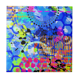 Azulejo De Cerâmica Mar de grafite 3