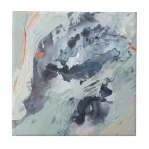 Azulejo De Cerâmica Mar Polifônico - Azul