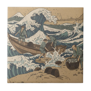 Azulejo De Cerâmica Mar Tempestuoso