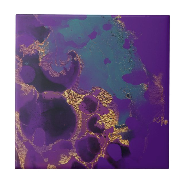 Azulejo De Cerâmica Marble Abstrato Art (Frente)