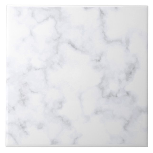 Azulejo De Cerâmica Marble Branco (Frente)