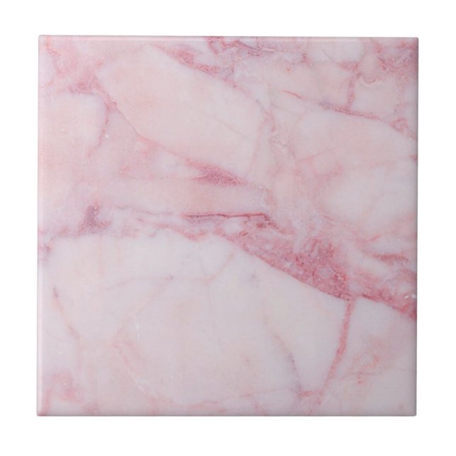 Azulejo De Cerâmica Marble Rosa (Frente)