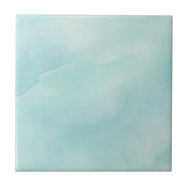 Azulejo De Cerâmica Marble Teal Blue (Frente)