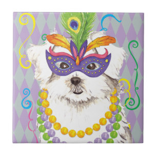 Azulejo De Cerâmica Mardi Gras Maltês