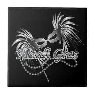 Azulejo De Cerâmica Mardi Gras Mask