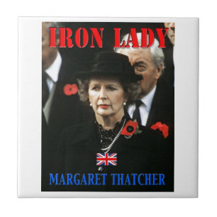Azulejo De Cerâmica Margaret Thatcher Primeiro-Ministro