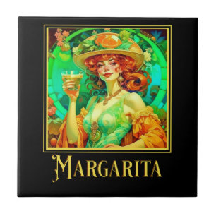 Azulejo De Cerâmica Margarita Art Nouveau