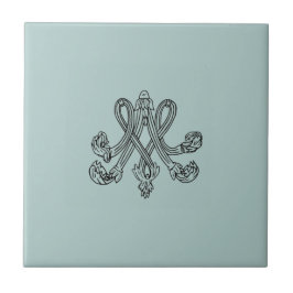 Azulejo De Cerâmica Marie Antoinette – Monogramm – Monogram initials