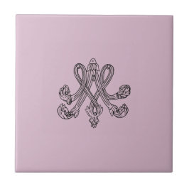 Azulejo De Cerâmica Marie Antoinette – Monogramm – Monogram initials