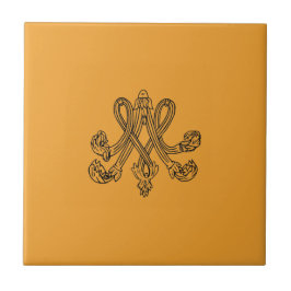 Azulejo De Cerâmica Marie Antoinette – Monogramm – Monogram initials