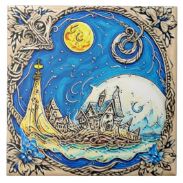 Azulejo De Cerâmica Marinha marítima tradicional arte cerâmica n.o 8