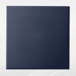 Azulejo De Cerâmica Marinho azul minimalista<br><div class="desc">azulejo Azul marinho. Código hexadecimal #202A44</div>