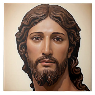 Azulejo De Cerâmica Mark Edward Westerfield O ROSTO BONDOSO DE JESUS