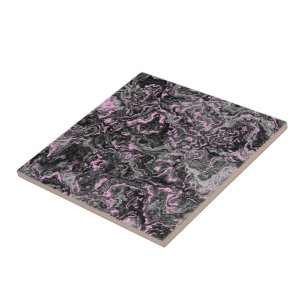 Azulejo De Cerâmica Mármore abstrato rosa e cinza
