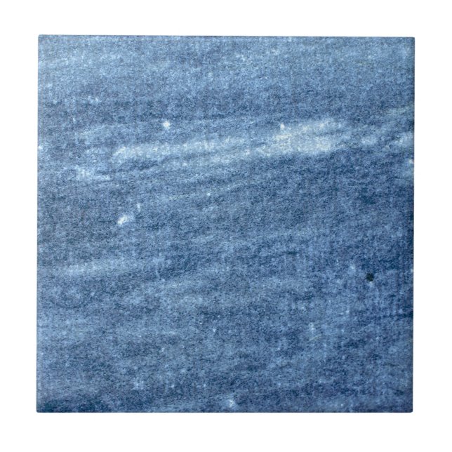 Azulejo De Cerâmica Mármore azul e branco abstrato (Frente)