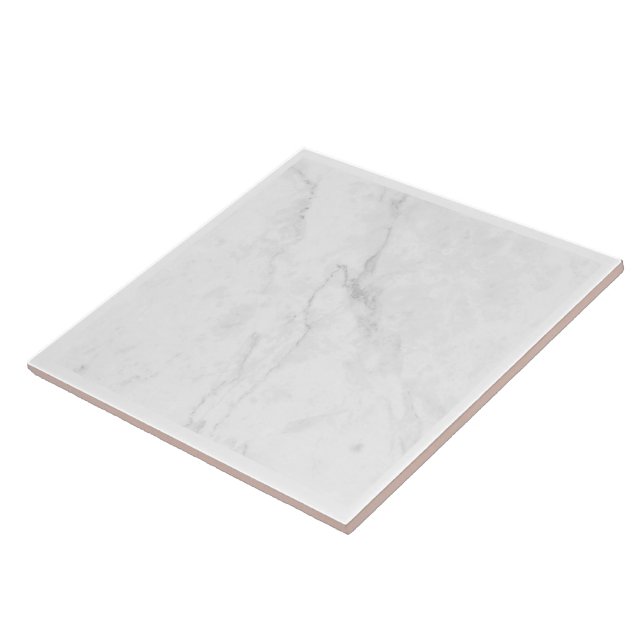Azulejo De Cerâmica Mármore Branco (Lateral)