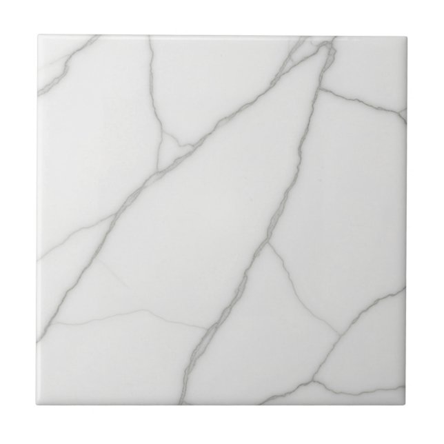 Azulejo De Cerâmica Mármore Branco (Frente)