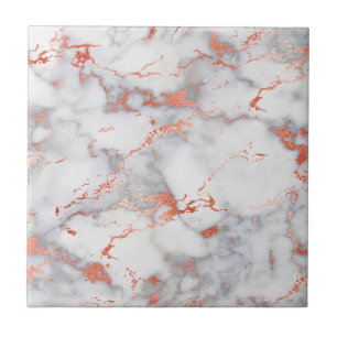 Azulejo De Cerâmica Mármore Branco Cinza Rosa Dourado Decorativo Moder
