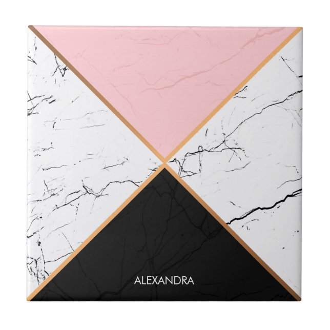 Azulejo De Cerâmica Mármore branco com linhas douradas (Frente)