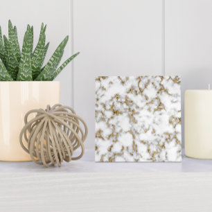 Azulejo De Cerâmica Mármore Branco das Cinzas Douradas modernas