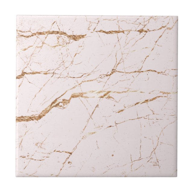 Azulejo De Cerâmica Mármore cor-de-rosa (Frente)