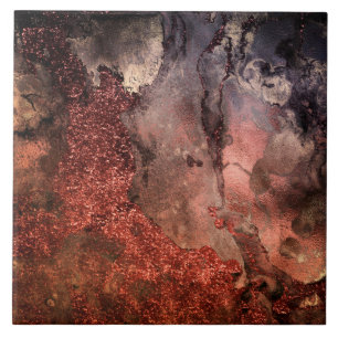 Azulejo De Cerâmica Mármore Dourado de cobre brilhante da esmeralda da