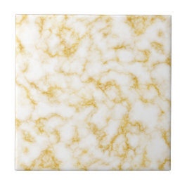 Azulejo De Cerâmica Mármore Elegante - Branco Dourado