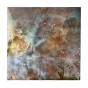 Azulejo De Cerâmica Mármore Pastel na nebulosa de Carina