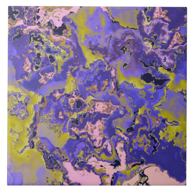 Azulejo De Cerâmica Mármore Radioativo (Frente)