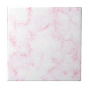 Azulejo De Cerâmica Mármore Rosa e Branco Azulejo cerâmico personal