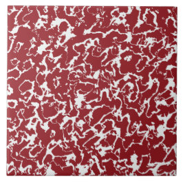 Azulejo De Cerâmica Mármore selvagem 4 - vinho de pera tinto e branco