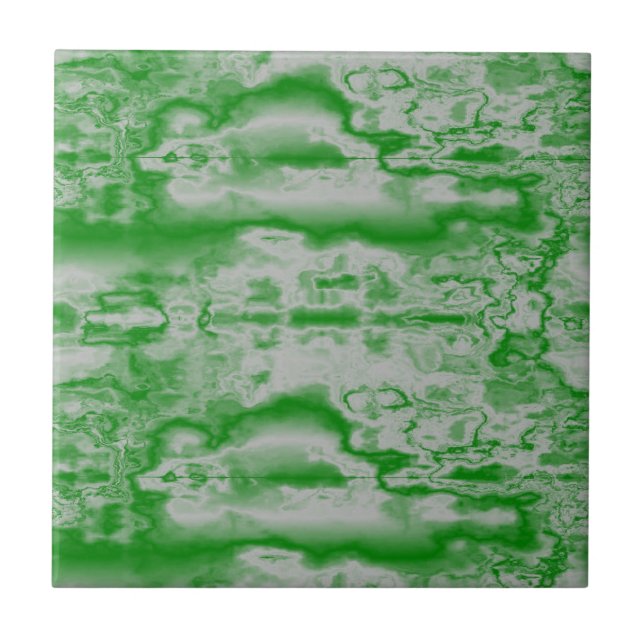 Azulejo De Cerâmica Mármore verde-escuro e cinza (Frente)