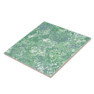 Azulejo De Cerâmica Mármore Verde Monocromático