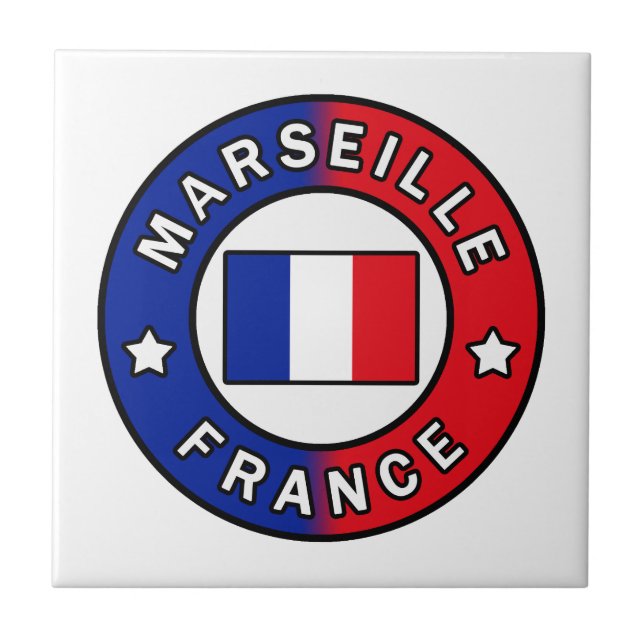 Azulejo De Cerâmica Marselha França (Frente)