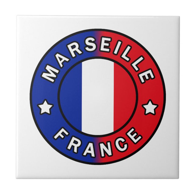 Azulejo De Cerâmica Marselha França (Frente)