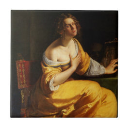 Azulejo De Cerâmica Mary Magdalene (por Artemisia Gentileschi)